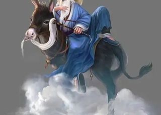 老仙人张果老骑驴为何要倒着骑：传说一